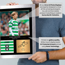 Kyogo Furuhashi Signed Poster Print – Celtic FC Tribute Wall Art with Signature & Jersey Number – Japan Forward Memorabilia for SPFL Fans & Collectors