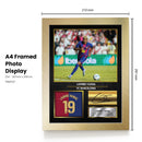 Lamine Yamal Barcelona Signed Poster Print – FC Barcelona Football Wall Art – Printed Autograph Soccer Memorabilia – Barca Fan Bedroom Decor Gift