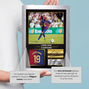 Lamine Yamal Barcelona Signed Poster Print – FC Barcelona Football Wall Art – Printed Autograph Soccer Memorabilia – Barca Fan Bedroom Decor Gift