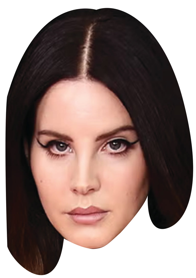 LANA DEL RAY Celebrity Face Mask Fancy Dress Cardboard Costume Mask