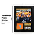 Lando Norris McLaren Racing Signed Poster Print – Formula One F1 Wall Art – Printed Autograph Motorsport Memorabilia – Racing Fan Bedroom Decor Gift
