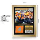 Lando Norris McLaren Racing Signed Poster Print – Formula One F1 Wall Art – Printed Autograph Motorsport Memorabilia – Racing Fan Bedroom Decor Gift