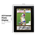 Leah Williamson Printed Signed Poster Print – England Lionesses Euro Champion Wall Art – Autograph Style Women’s Football Memorabilia Collectible
