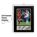 Leah Williamson & Irene Paredes Printed Signed Poster Print – Euro Final 27th July 2025 – Women’s Football Wall Art – Autograph Style Soccer Memorabilia Collectible