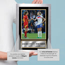 Leah Williamson & Irene Paredes Printed Signed Poster Print – Euro Final 27th July 2025 – Women’s Football Wall Art – Autograph Style Soccer Memorabilia Collectible