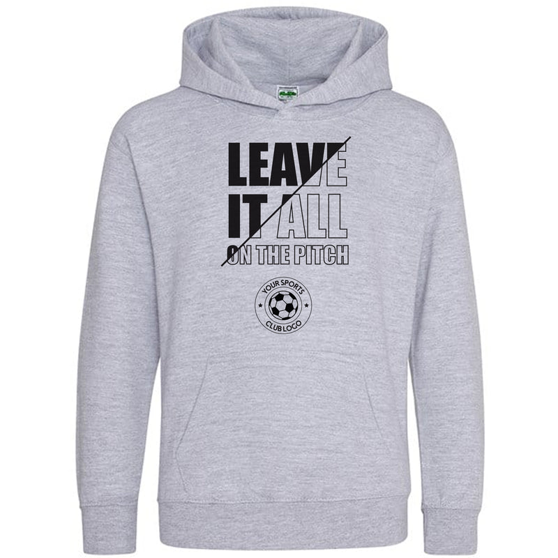 Personalized Football Player Team Kids/Adult Hoodies - Leave It All On The Pitch