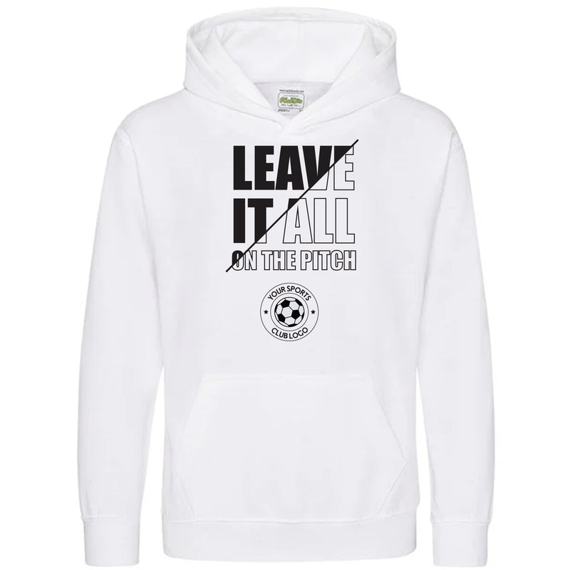 Personalized Football Player Team Kids/Adult Hoodies - Leave It All On The Pitch