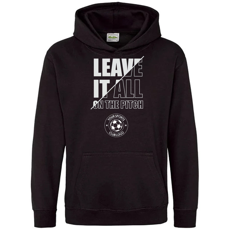 Personalized Football Player Team Kids/Adult Hoodies - Leave It All On The Pitch