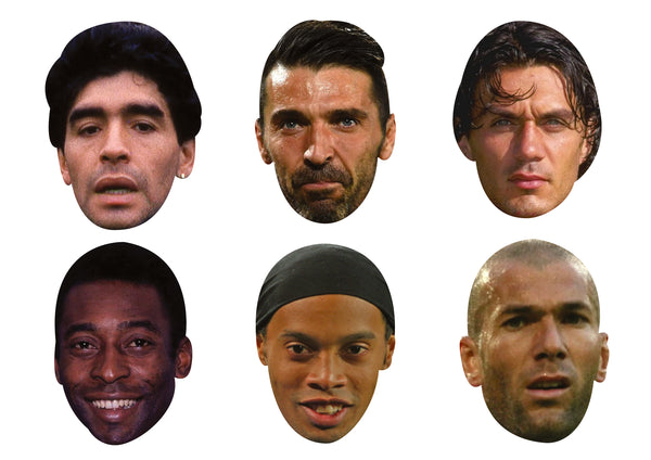 Football Legends Face Mask Multipack