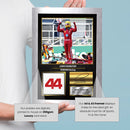 Lewis Hamilton Ferrari Racing Signed Poster Print – Formula One F1 Wall Art – Printed Autograph Motorsport Memorabilia – Racing Fan Bedroom Decor Gift