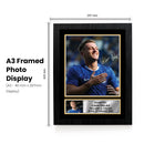 Liam Delap Printed Autograph Poster – England & Chelsea F.C. Football Star Wall Art – Soccer Player Memorabilia Poster Print