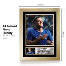 Liam Delap Printed Autograph Poster – England & Chelsea F.C. Football Star Wall Art – Soccer Player Memorabilia Poster Print