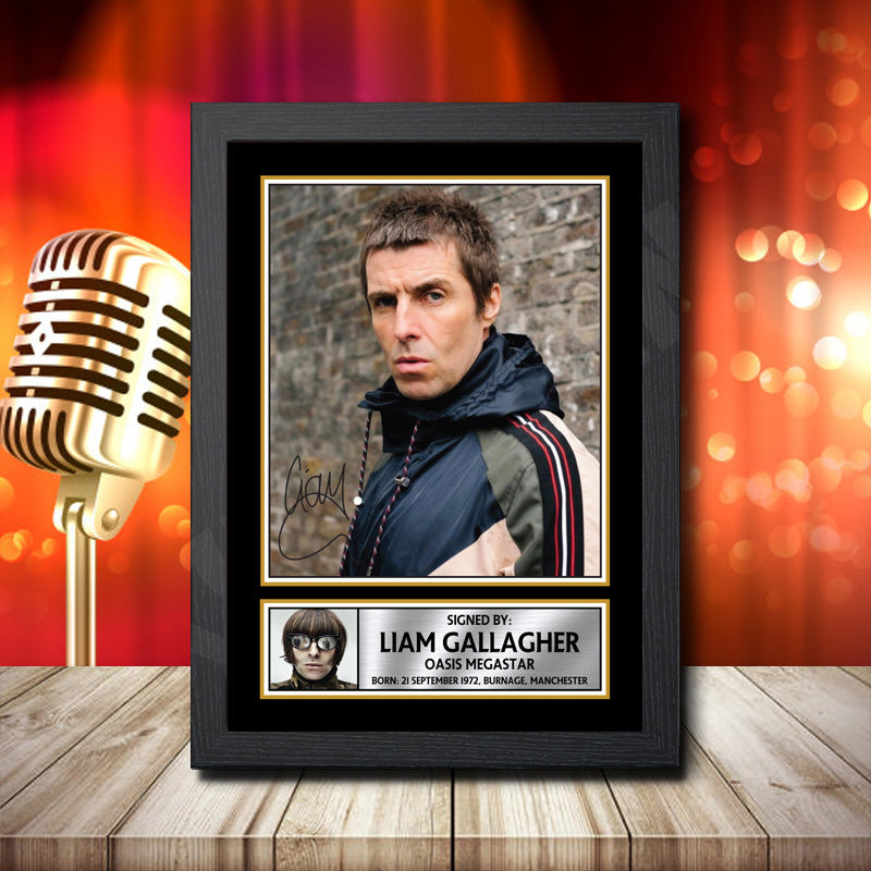 Liam Gallagher As You Were 2017 – Printed Signature Music Star Print – Liam Gallagher As You Were 2017