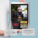 Liam Lawson Racing Bulls Signed Poster Print – Formula One F1 Wall Art – Printed Autograph Motorsport Memorabilia – Racing Fan Bedroom Decor Gift