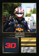 Liam Lawson Racing Bulls Signed Poster Print – Formula One F1 Wall Art – Printed Autograph Motorsport Memorabilia – Racing Fan Bedroom Decor Gift