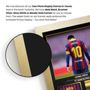 Lionel Messi Barcelona Signed Poster Print – FC Barcelona Football Wall Art – Printed Autograph Soccer Memorabilia – Barca Fan Bedroom Decor Gift