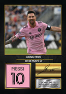Lionel Messi Inter Miami Signed Poster Print – Football Wall Art – Printed Autograph Soccer Memorabilia – Inter Miami CF Fan Bedroom Decor Gift