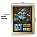 Lionel Messi Argentina Signed Poster Print – Football Wall Art – Printed Autograph Soccer Memorabilia – Argentina National Team Fan Decor Gift