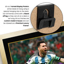 Lionel Messi Argentina Signed Poster Print – Football Wall Art – Printed Autograph Soccer Memorabilia – Argentina National Team Fan Decor Gift