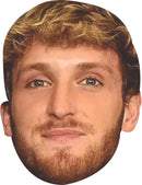 Logan Paul Face Mask – Influencer & Boxer Celebrity Mask for Stag Do, Hen Party, Fancy Dress & Costume Events – Funny Adult Card Mask