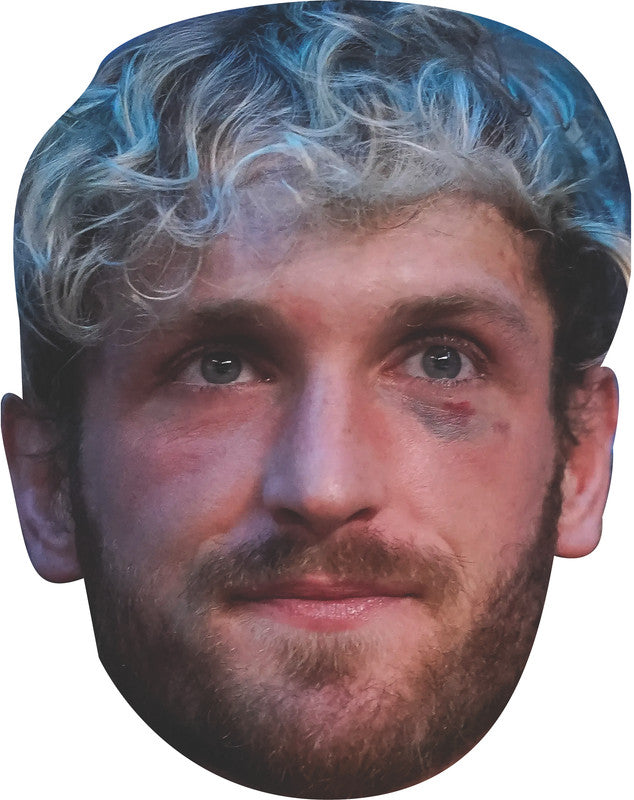 Logan Paul Black Eye Face Mask – Boxer & Influencer Costume Mask for Stag Do, Hen Party, Fancy Dress & Themed Events – Funny Adult Card Mask – Logan Paul Black Eye Face Mask