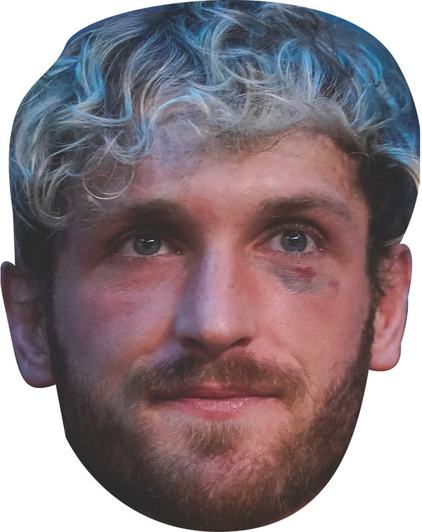 Logan Paul Black Eye Face Mask – Boxer & Influencer Costume Mask for Stag Do, Hen Party, Fancy Dress & Themed Events – Funny Adult Card Mask