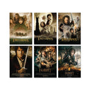 Lord Of The Rings Movies and Film Poster Print Packs - 6 POSTERS (A6, A5, A4, A3)