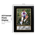 Lucy Bronze Printed Signed Poster Print – England Lionesses Euro Champion Wall Art – Autograph Style Women’s Football Memorabilia Collectible