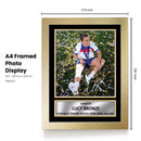 Lucy Bronze Printed Signed Poster Print – England Lionesses Euro Champion Wall Art – Autograph Style Women’s Football Memorabilia Collectible