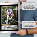 Lucy Bronze Printed Signed Poster Print – England Lionesses Euro Champion Wall Art – Autograph Style Women’s Football Memorabilia Collectible
