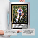 Lucy Bronze Printed Signed Poster Print – England Lionesses Euro Champion Wall Art – Autograph Style Women’s Football Memorabilia Collectible