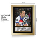 Lucy Bronze Printed Signed Poster Print – England Lionesses Euro Champions 2025 Trophy Celebration Wall Art – Women’s Football Memorabilia Collectible