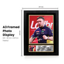Luke Littler Printed Signed Poster Print – World Matchplay Champion Darts Wall Art – Autograph Style Sports Memorabilia Collectible