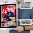 Luke Littler Printed Signed Poster Print – World Matchplay Champion Darts Wall Art – Autograph Style Sports Memorabilia Collectible