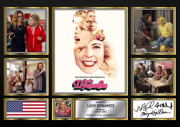 Lady Dynamite Netflix Shows Framed Printed Signature Print – Fan Gift – Wall Art – Reproduction Print