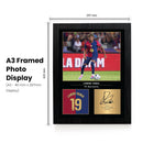 Lamine Yamal Signed Poster Print – FC Barcelona Tribute Wall Art with Signature & Jersey Number – Spain Winger Memorabilia for Fans & Collectors
