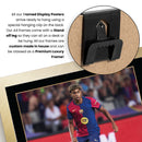 Lamine Yamal Signed Poster Print – FC Barcelona Tribute Wall Art with Signature & Jersey Number – Spain Winger Memorabilia for Fans & Collectors