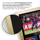 Lamine Yamal Signed Poster Print – FC Barcelona Tribute Wall Art with Signature & Jersey Number – Spain Winger Memorabilia for Fans & Collectors