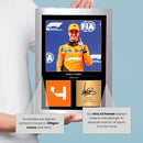 Lando Norris Signed Poster Print – McLaren Formula 1 Champion Tribute Wall Art with Signature & Racing Number 4 – British Driver Memorabilia for F1 Fans & Collectors