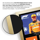 Lando Norris Signed Poster Print – McLaren Formula 1 Champion Tribute Wall Art with Signature & Racing Number 4 – British Driver Memorabilia for F1 Fans & Collectors