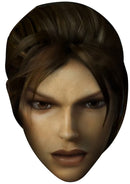 Lara Croft - Tomb Raider Celebrity Face Mask Fancy Dress Cardboard Costume Mask