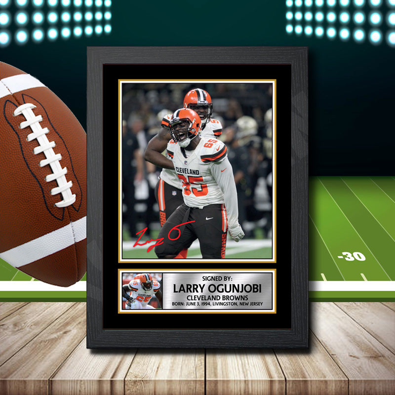 Larry Ogunjobi – Printed Signature NFL Star Print – Larry Ogunjobi