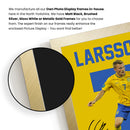 Sebastian Larsson Signed Poster Print – Sweden National Team Midfield Tribute Wall Art with Signature & Jersey Number 7 – Scandinavian Football Memorabilia for Fans & Collectors