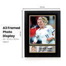 Lauren Hemp Poster Print – England Lionesses & Manchester City Winger  – Framed or Unframed – Gift for Women’s Football Fans