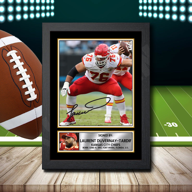 Laurent Duvernay-Tardif 2 – Printed Signature NFL Star Print – Laurent Duvernay-Tardif 2