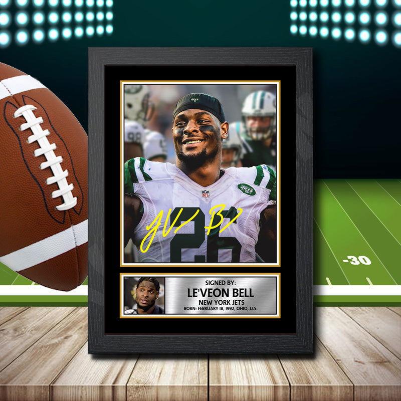 Le'veon Bell – Printed Signature NFL Star Print – Le'veon Bell