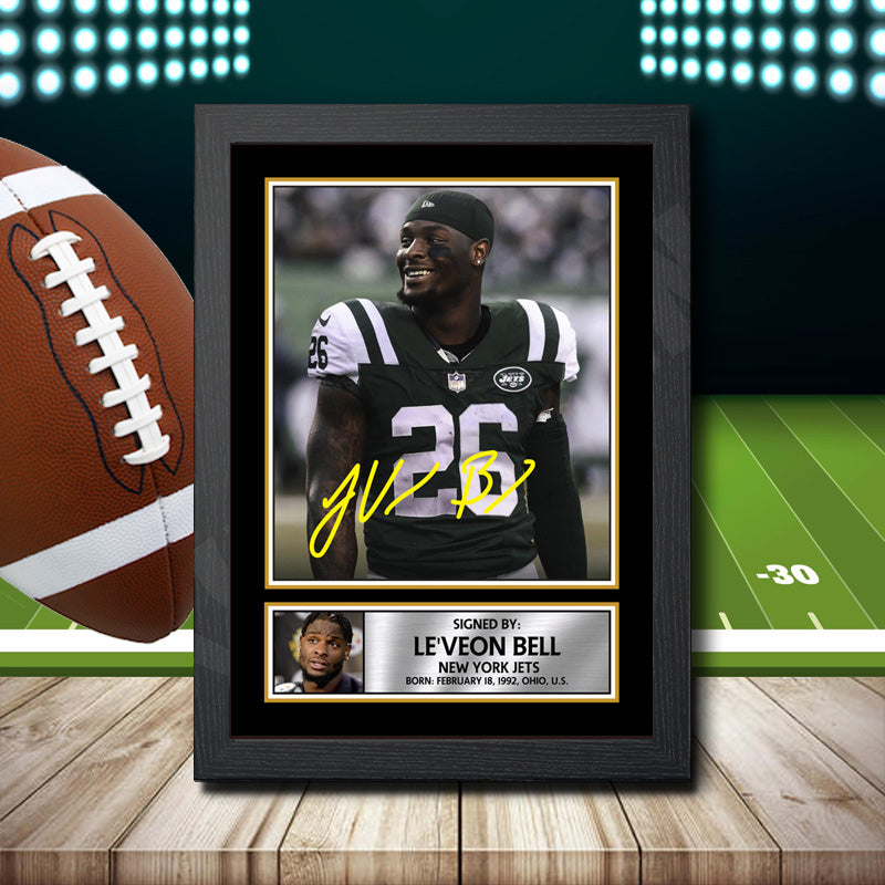 Le'veon Bell 2 – Printed Signature NFL Star Print – Le'veon Bell 2
