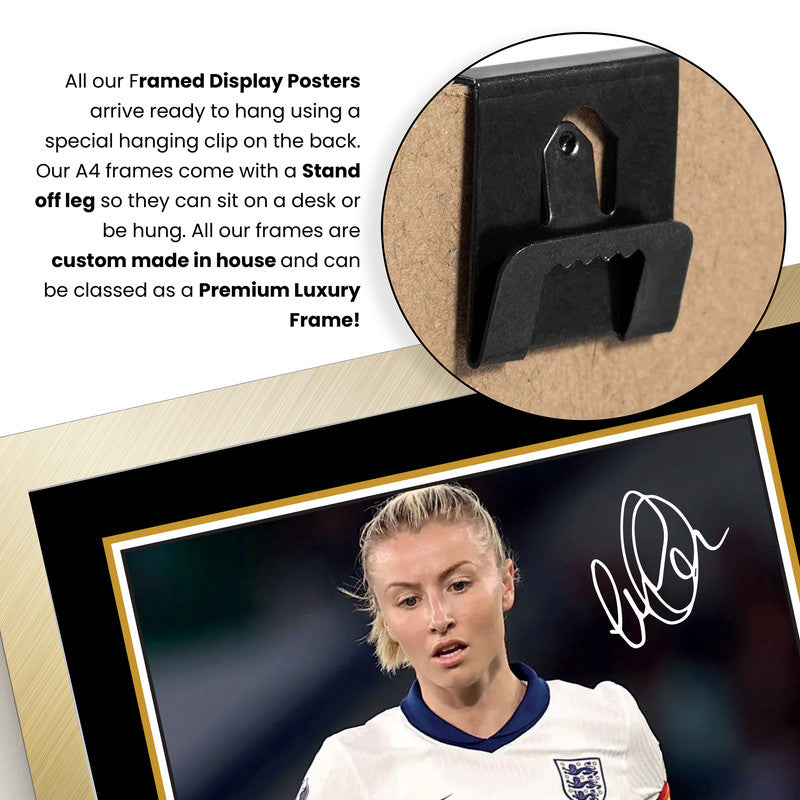 Leah Williamson Poster Print – England Lionesses & Arsenal Captain  – Framed or Unframed – Gift for Women’s Football Fans