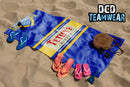 Leeds Rhinos 1999 Retro Rugby Lightweight Beach Gym Towel