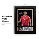 Leny Yoro Signed Autograph Poster Print – Manchester United F.C. – Rising Star Defender Tribute – Gift for Fans & Collectors